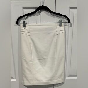 Express Classic White Pencil Skirt
